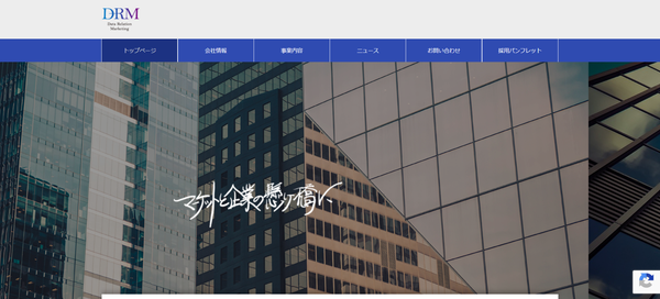 データリレーションマーケティングの公式HPキャプチャ画像